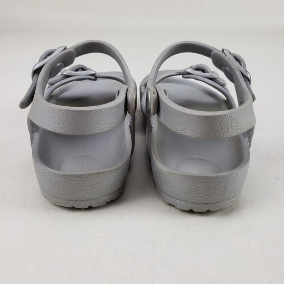 Birkenstock Rio Eva Girls Sandals Size 10-10.5 EU 28 Buckle Slip On Open Toe Kid - Picture 9 of 11